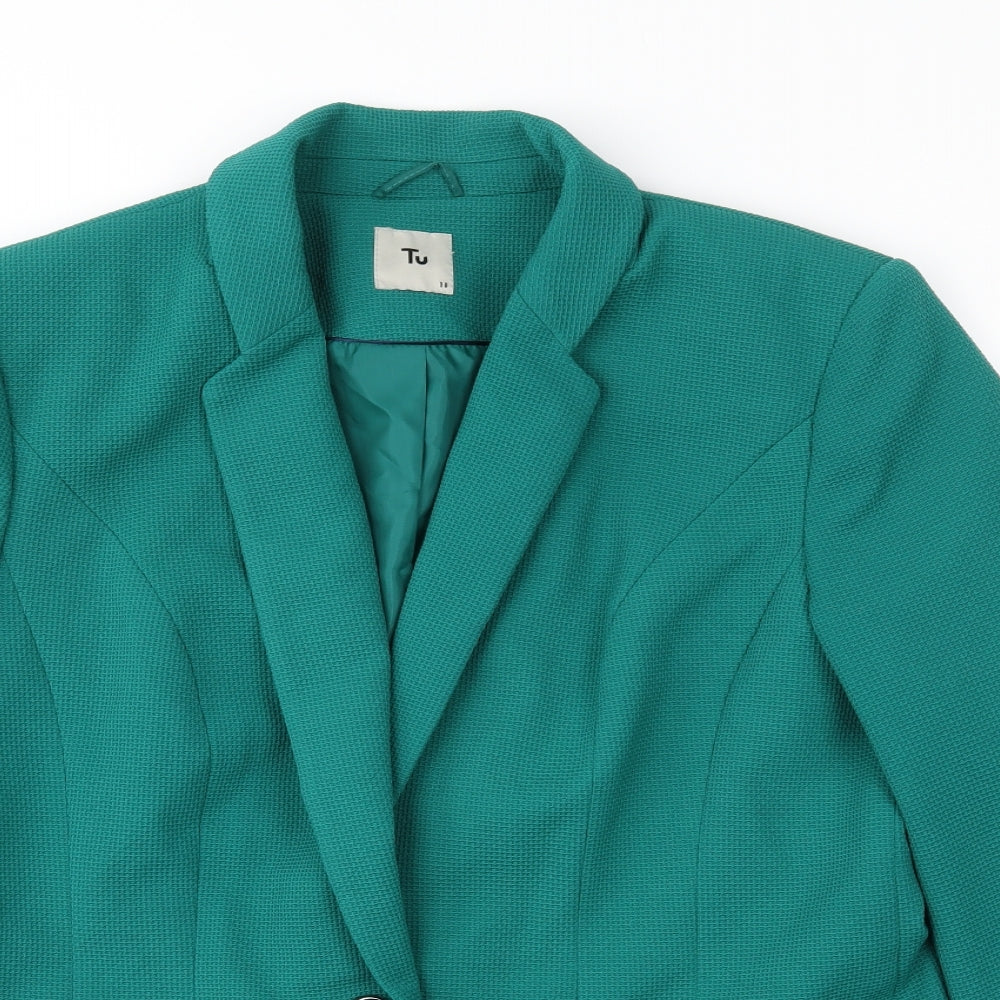 TU Womens Green   Jacket  Size 18