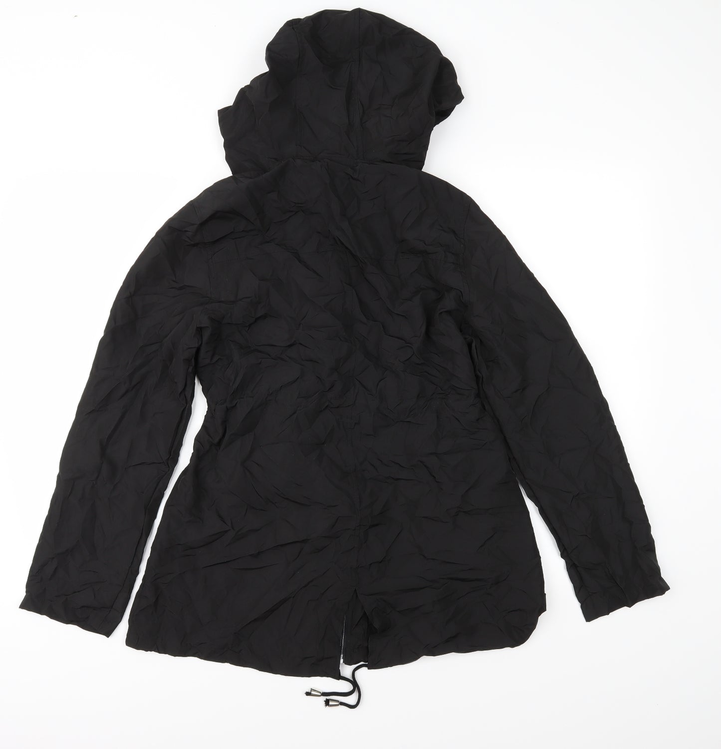 Primark Womens Black   Parka Jacket Size S  - Parka in a Pocket