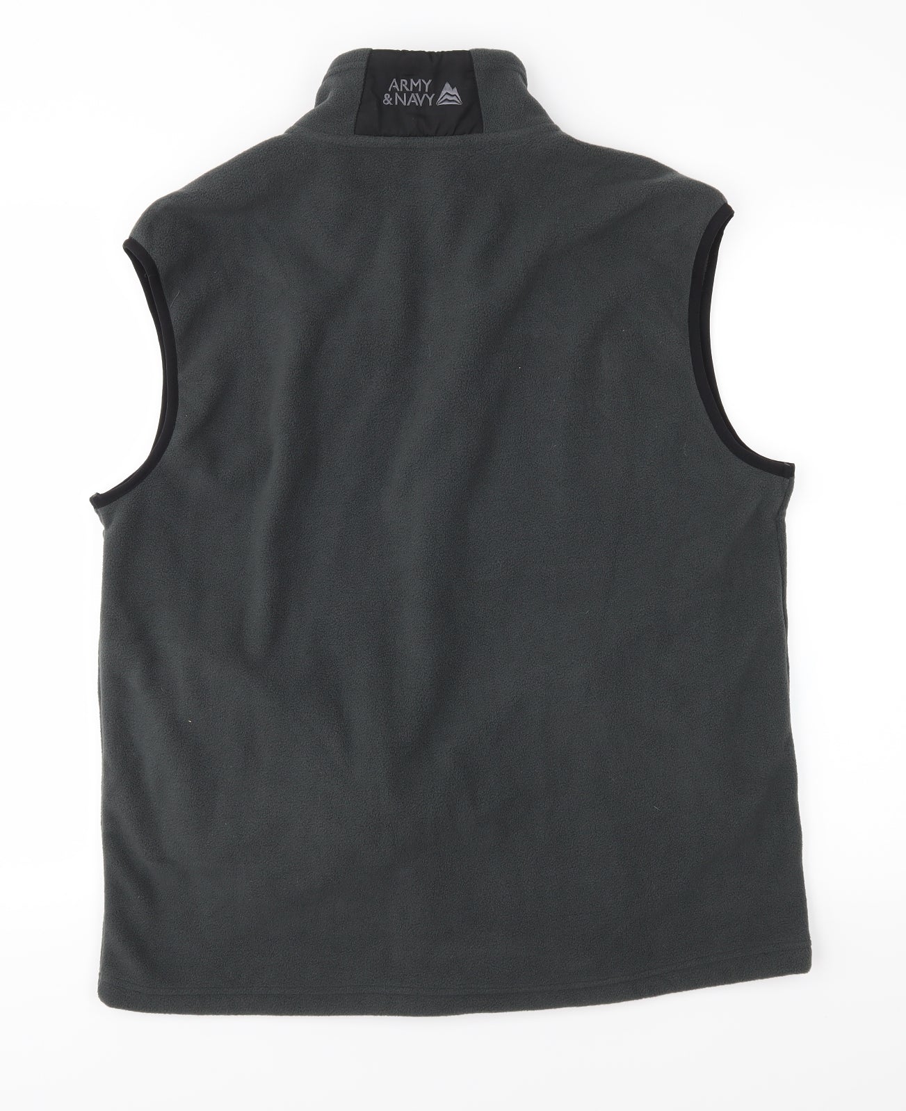 Army & Navy Mens Grey  Fleece Gilet Waistcoat Size L