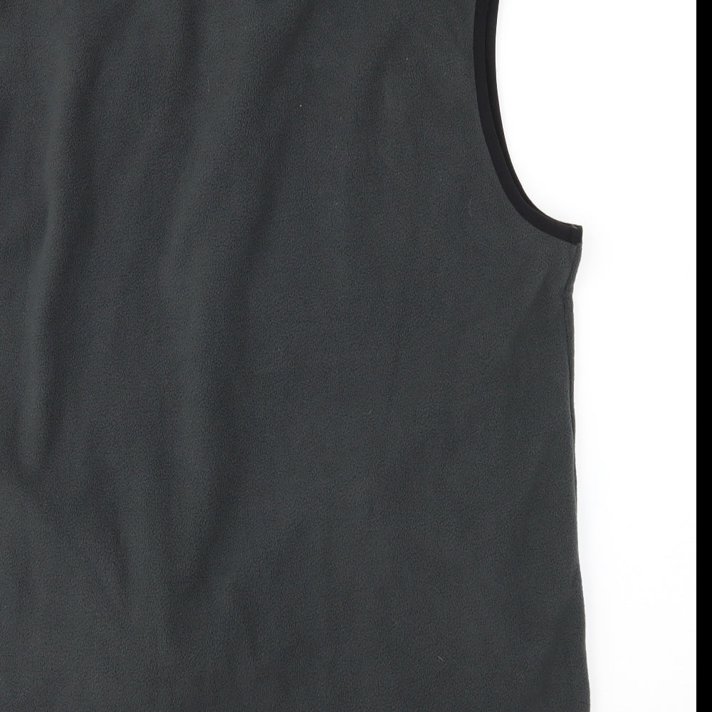 Army & Navy Mens Grey  Fleece Gilet Waistcoat Size L