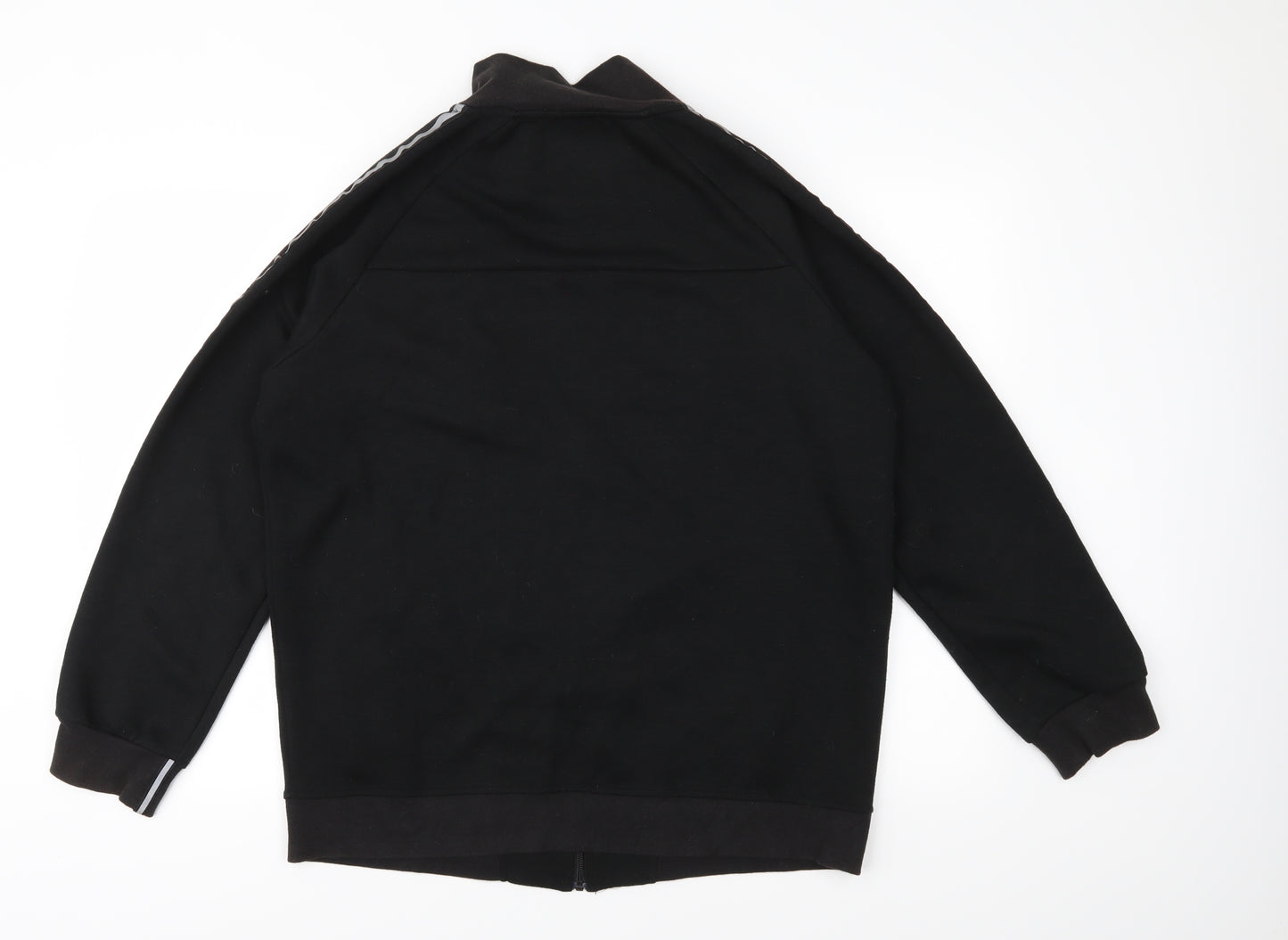 FORAY Mens Black  Jersey Full Zip Sweatshirt Size XL