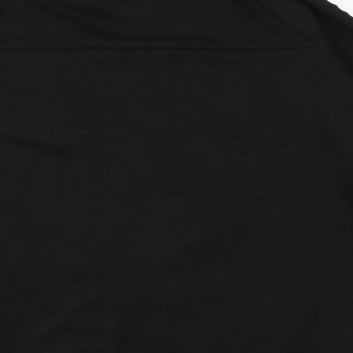 FORAY Mens Black  Jersey Full Zip Sweatshirt Size XL