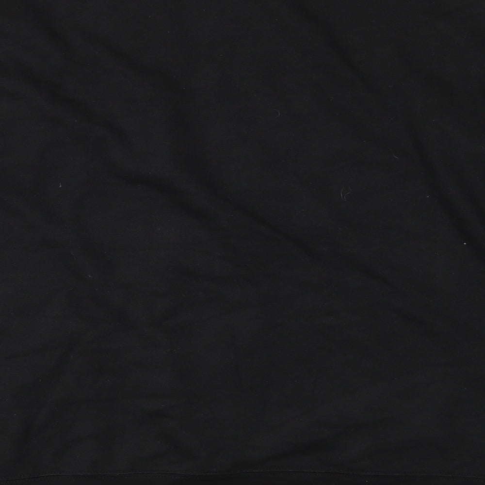 George Mens Black  Jersey Full Zip Sweatshirt Size L
