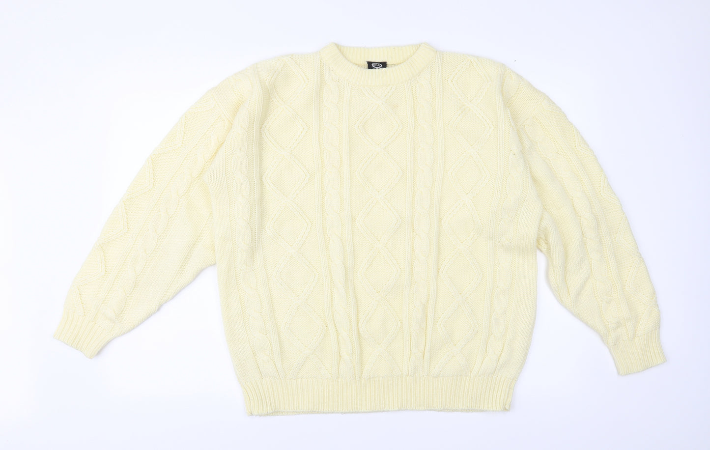 C&A Mens Ivory  Knit Pullover Jumper Size M