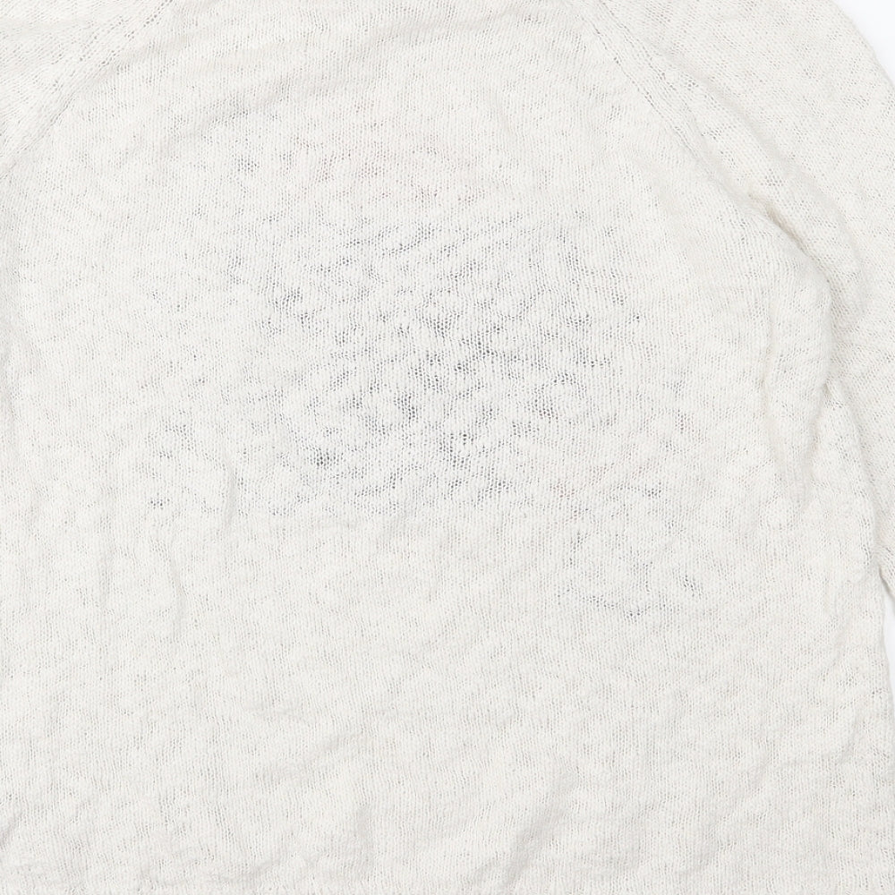 F&F Womens Ivory Fair Isle Knit Pullover Jumper Size 12  - Toucan
