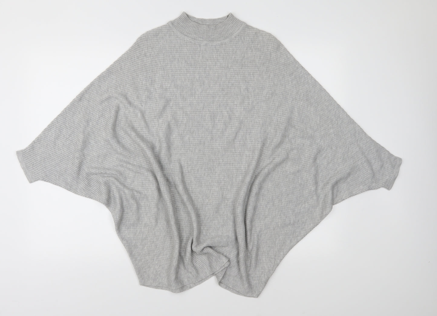 F&F Womens Grey  Knit Full Zip Jumper Size 12