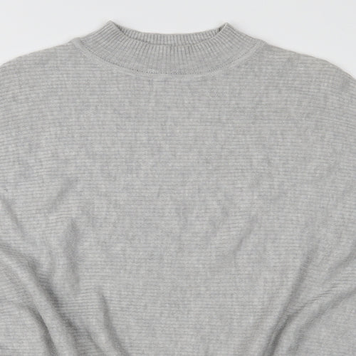 F&F Womens Grey  Knit Full Zip Jumper Size 12