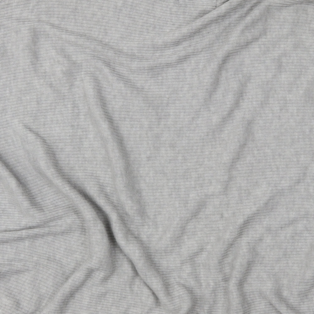 F&F Womens Grey  Knit Full Zip Jumper Size 12