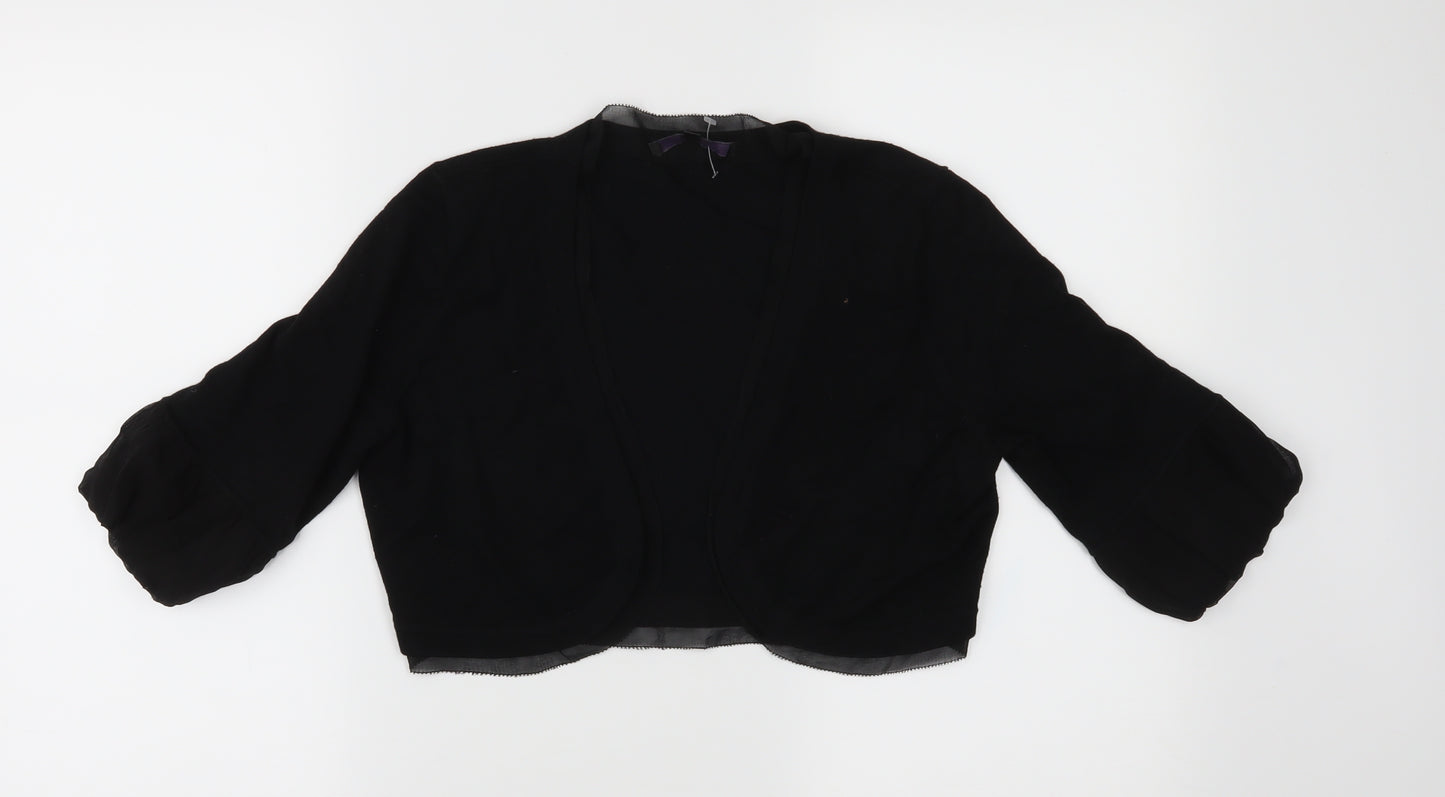Coast Womens Black  Knit Cardigan Jumper Size M