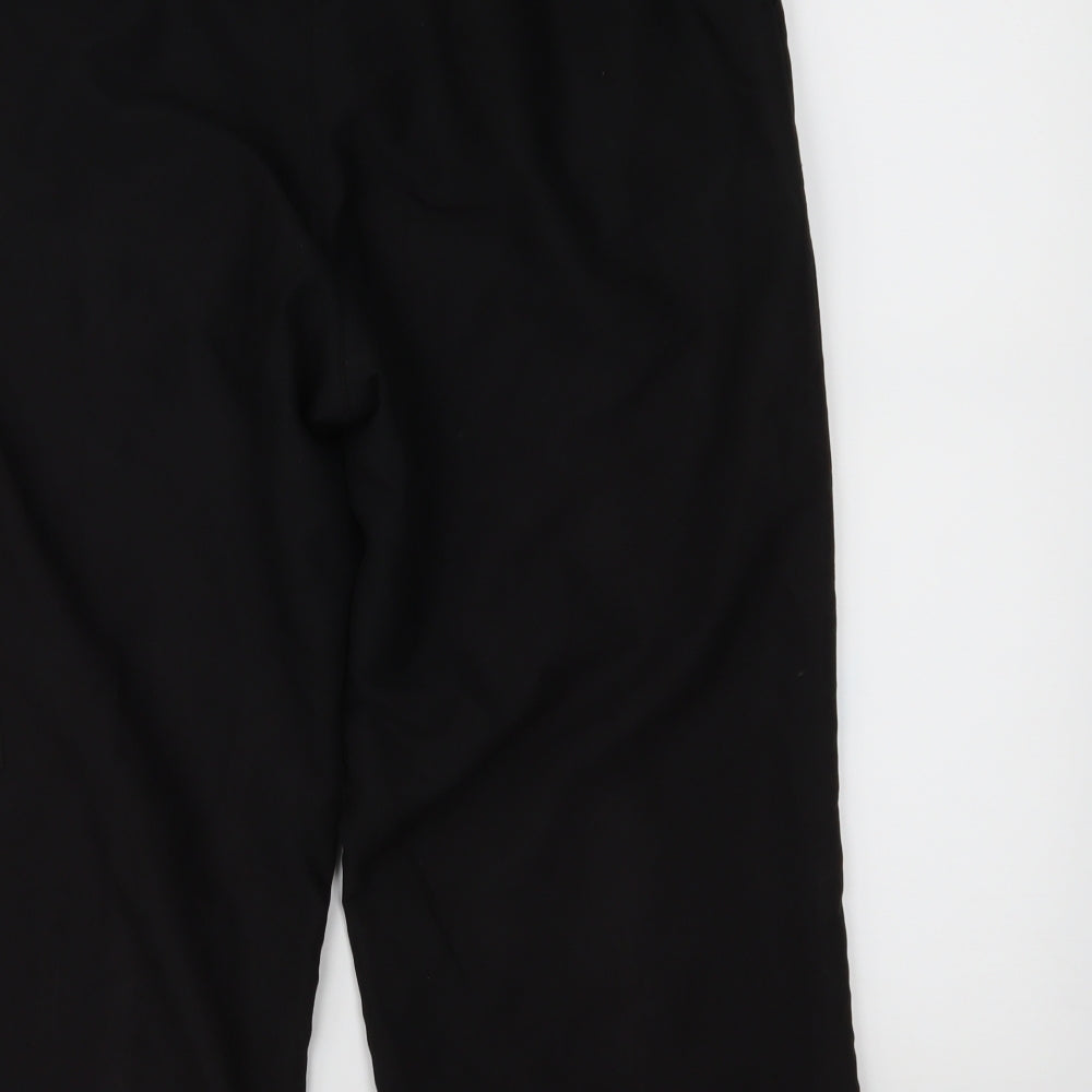 BHS Womens Black   Cargo Trousers Size 12 L20 in