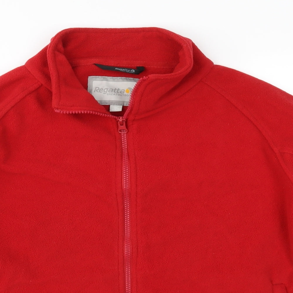 Regatta Girls Red  Fleece Jacket  Size 14 Years
