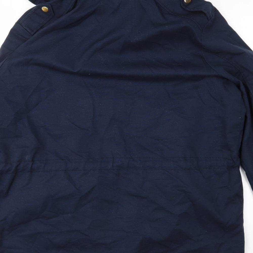 Preworn Womens Blue   Parka Coat Size XL