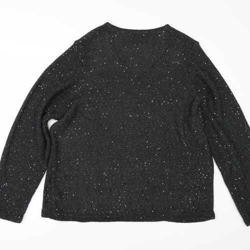 Marks and Spencer Womens Grey   Pullover Jumper Size 22