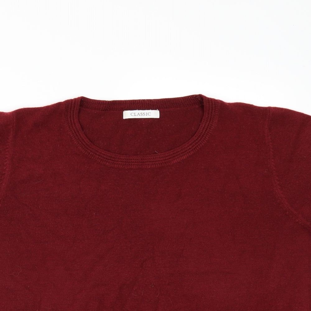 Marks and Spencer Womens Red   Pullover Jumper Size 16
