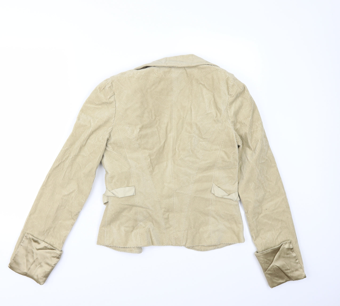 NougatG Womens Ivory  Corduroy Jacket  Size S