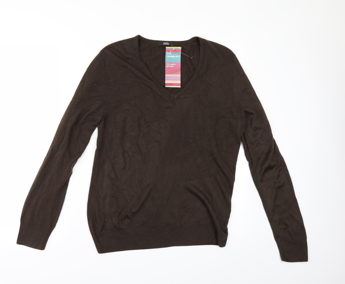 Marks and Spencer Womens Brown   Pullover Jumper Size 12