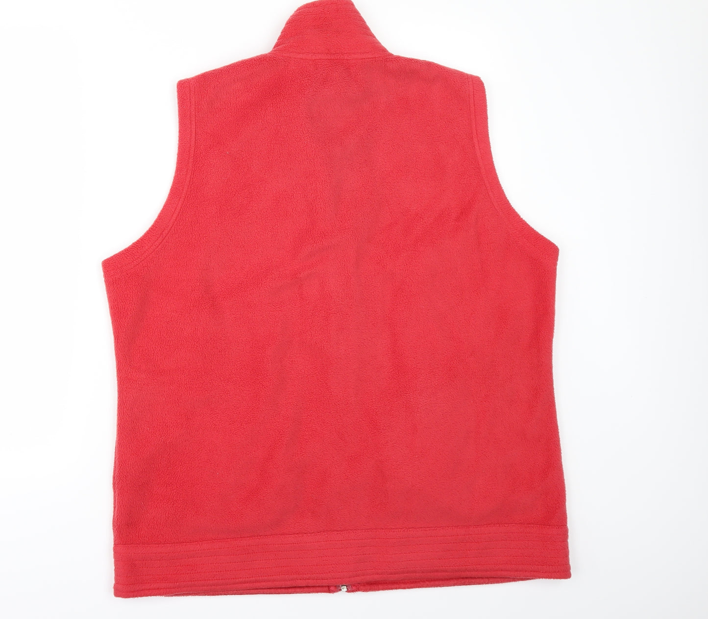 EWM Womens Red  Fleece Gilet Jacket Size L