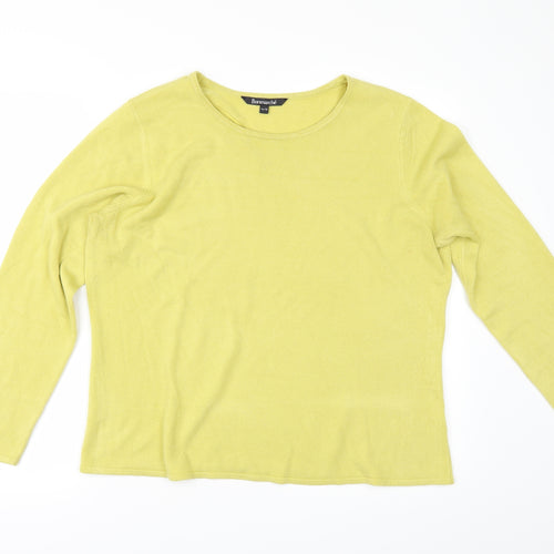 Bonmarché Womens Green   Pullover Jumper Size 18