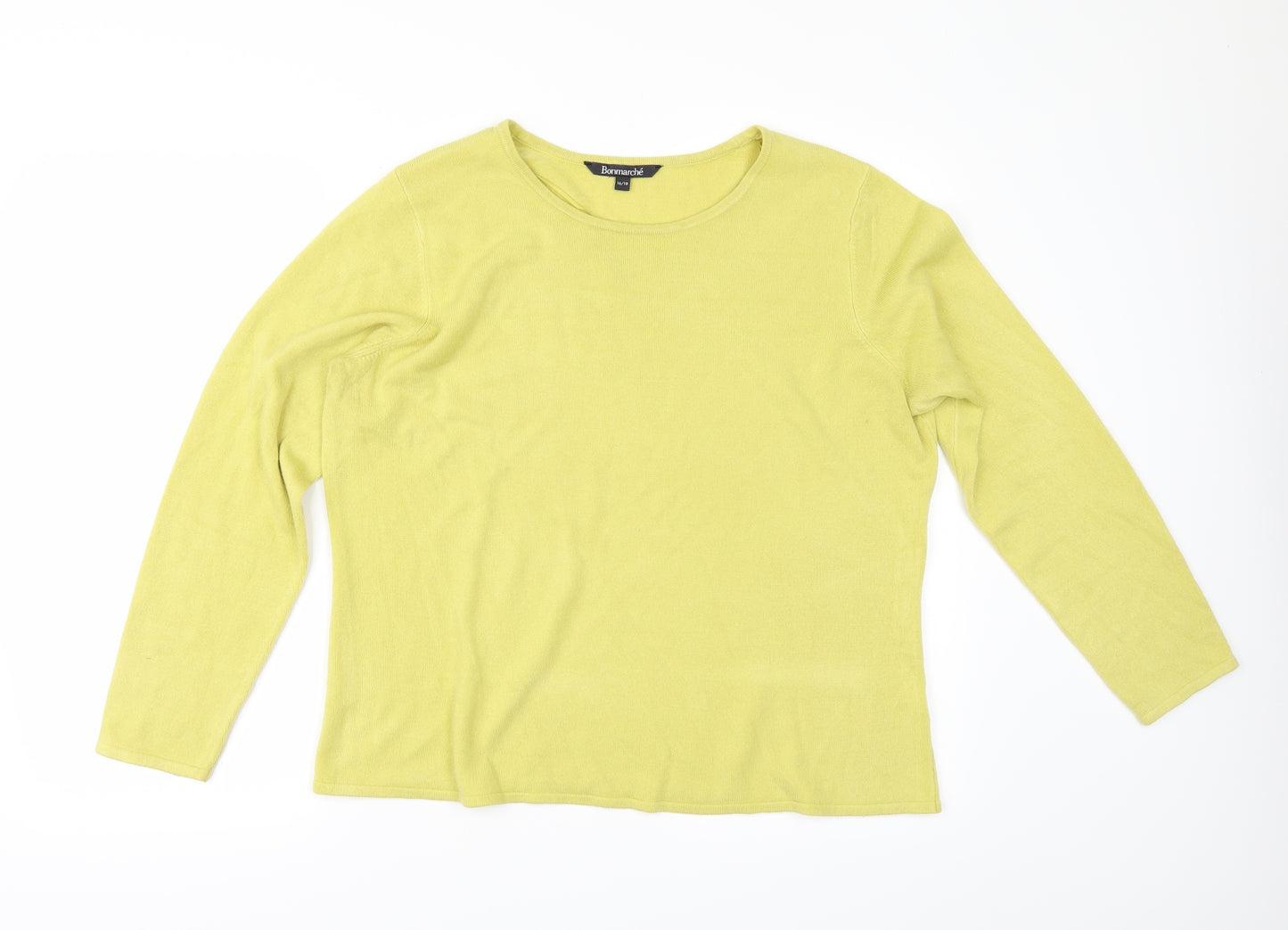 Bonmarché Womens Green   Pullover Jumper Size 18