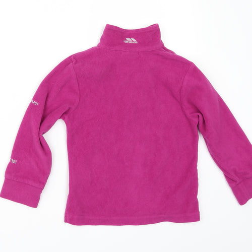 Trespass Girls Pink  Fleece Jacket  Size 3-4 Years