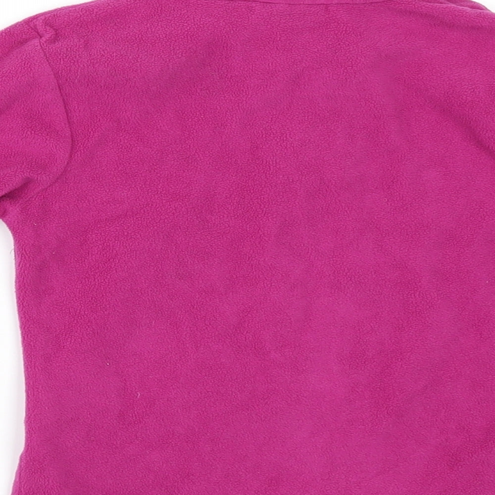 Trespass Girls Pink  Fleece Jacket  Size 3-4 Years