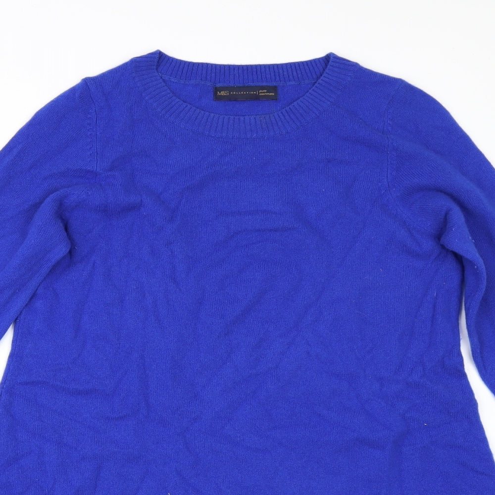 Marks and Spencer Womens Blue   Jumper Dress  Size 12