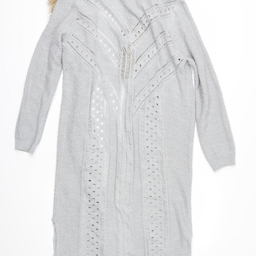 A&G Womens Grey   Cardigan Jumper Size 12