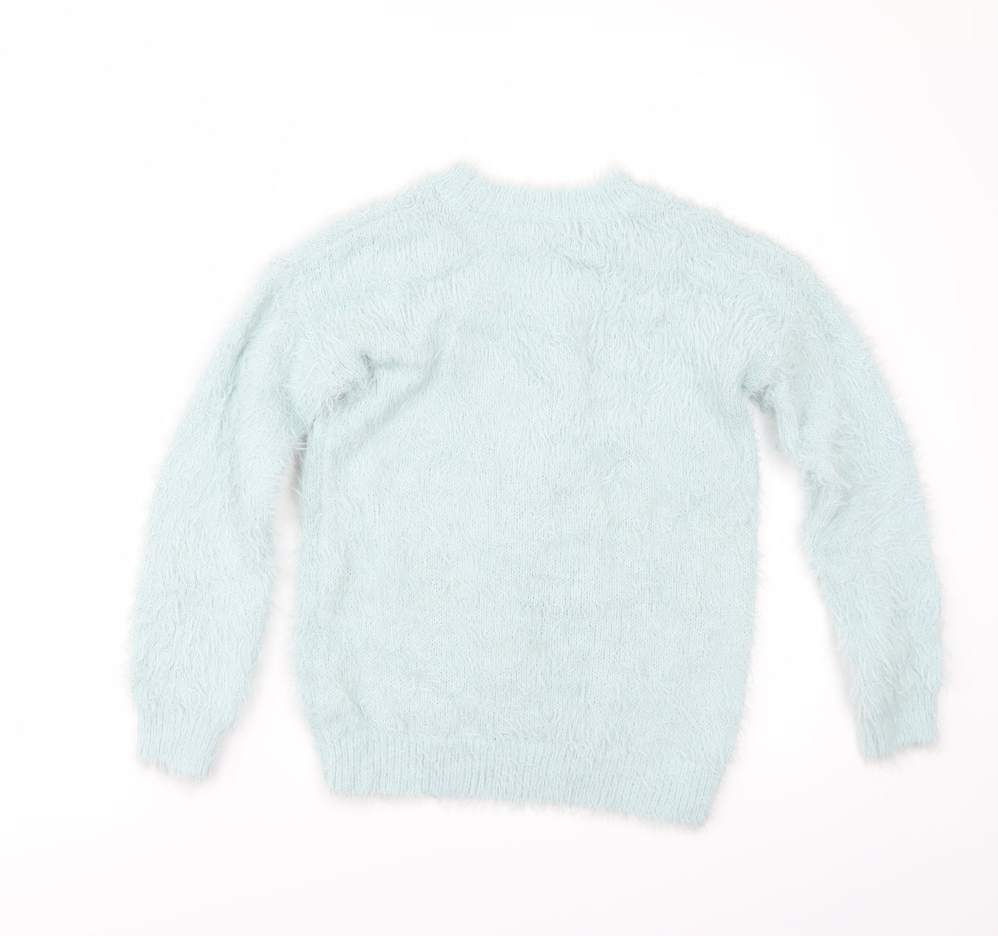 F&F Girls Green   Pullover Jumper Size 7-8 Years