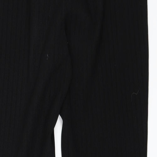 Papaya Womens Black   Trousers  Size 12 L28 in