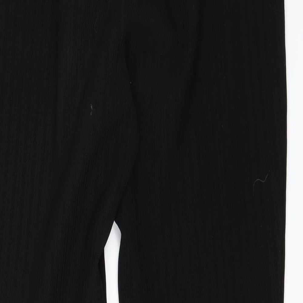 Papaya Womens Black   Trousers  Size 12 L28 in