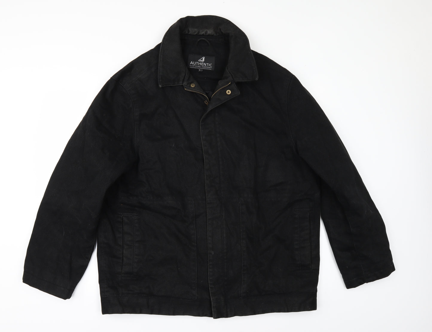 Authentic Mens Black   Jacket  Size L