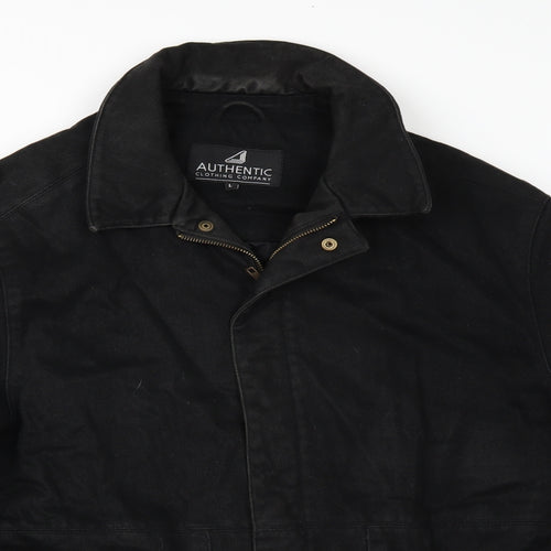 Authentic Mens Black   Jacket  Size L