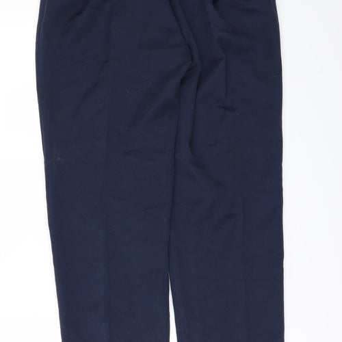 Emma Womens Blue   Trousers  Size 14 L28 in