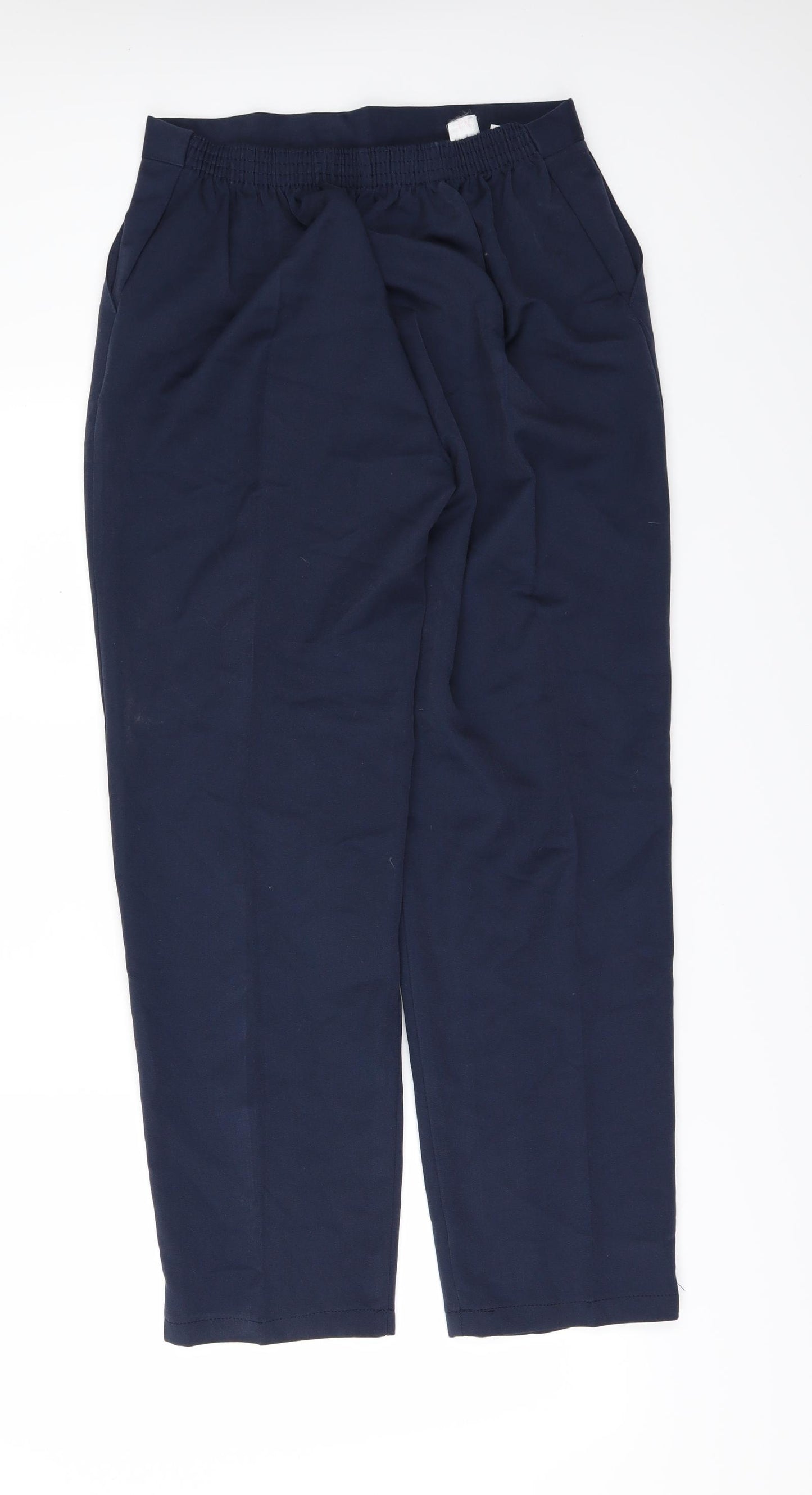 Emma Womens Blue   Trousers  Size 14 L28 in