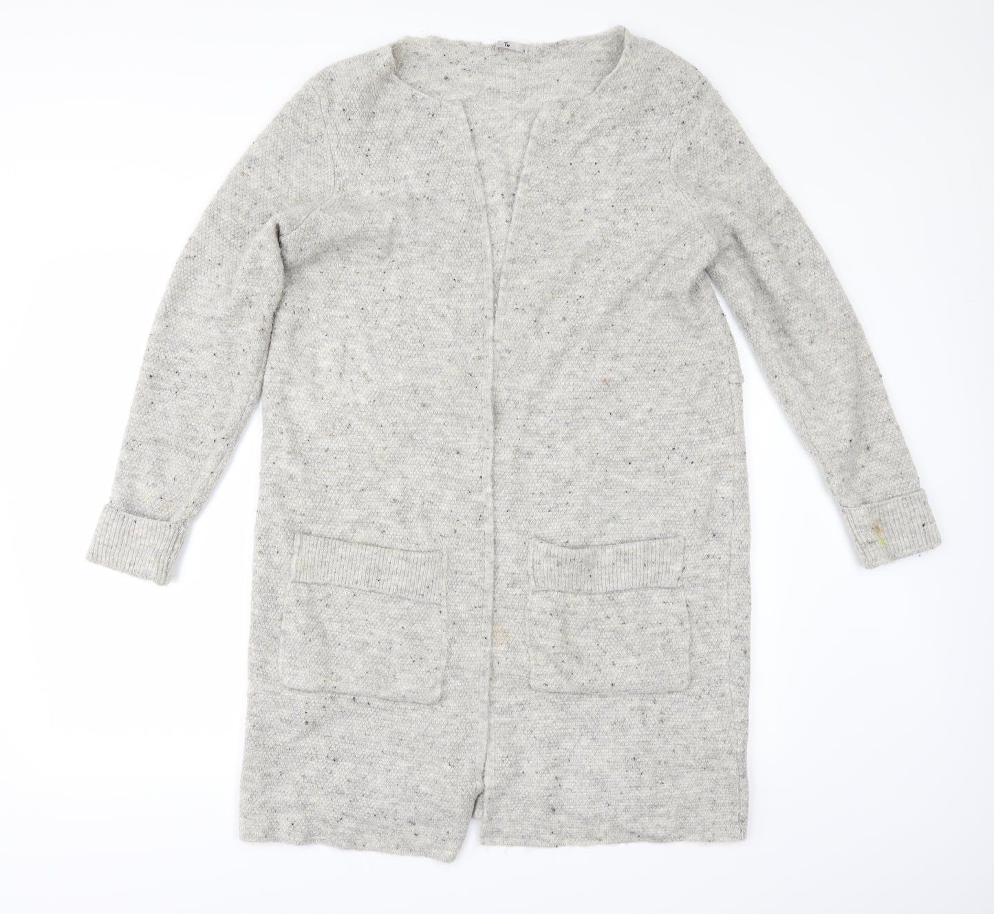 TU Womens Grey   Cardigan Jumper Size 10