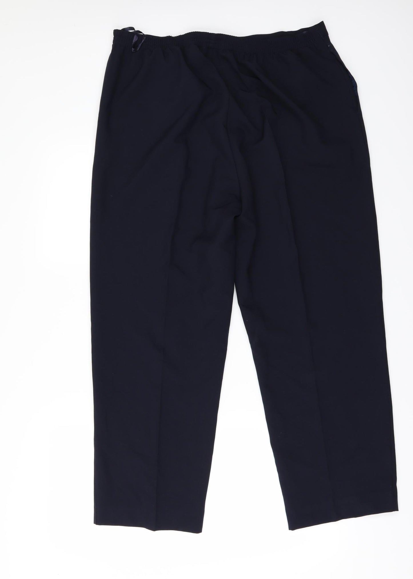BM Womens Blue   Trousers  Size 18 L28 in