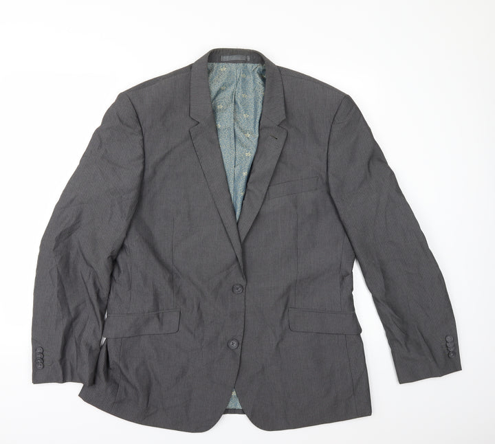 Taylor & Wright Mens Green Striped Jacket Suit Jacket Size 42