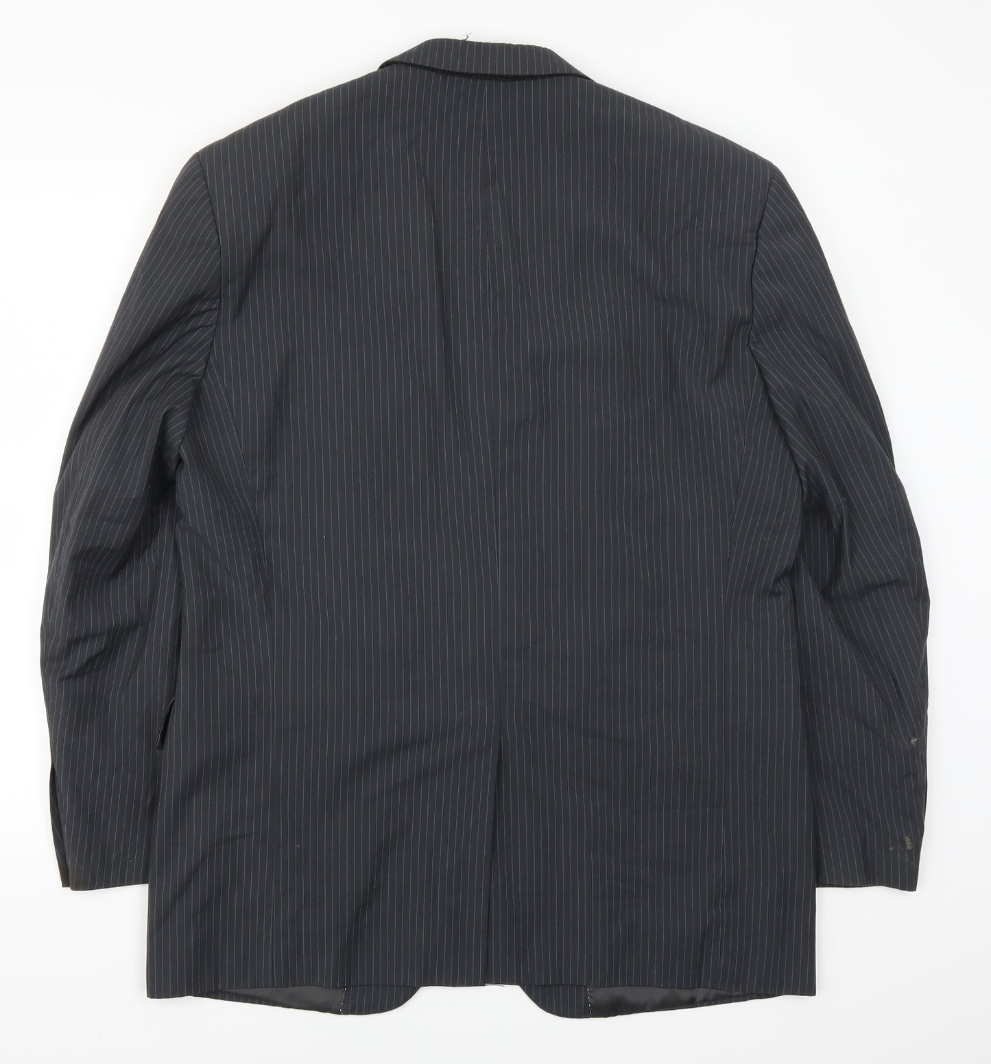 C&A Mens Grey Striped  Jacket Suit Jacket Size 42