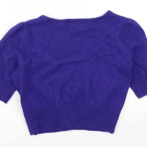 Marks and Spencer Womens Blue   Cardigan Jumper Size 14