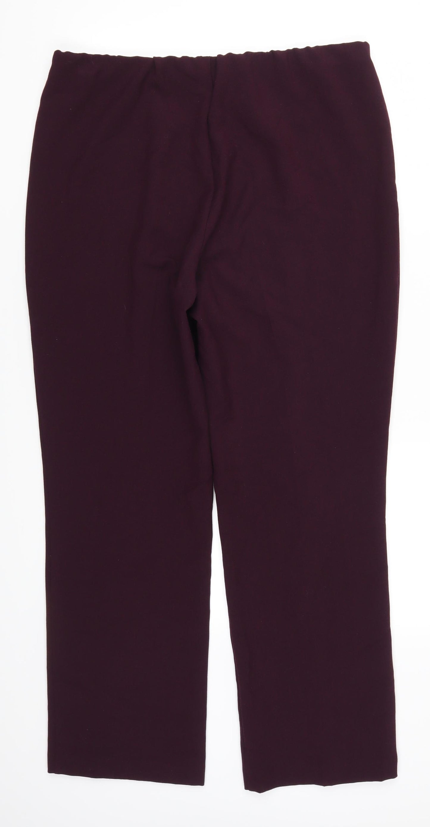 Comfort Plus Womens Purple   Trousers  Size 14 L28 in