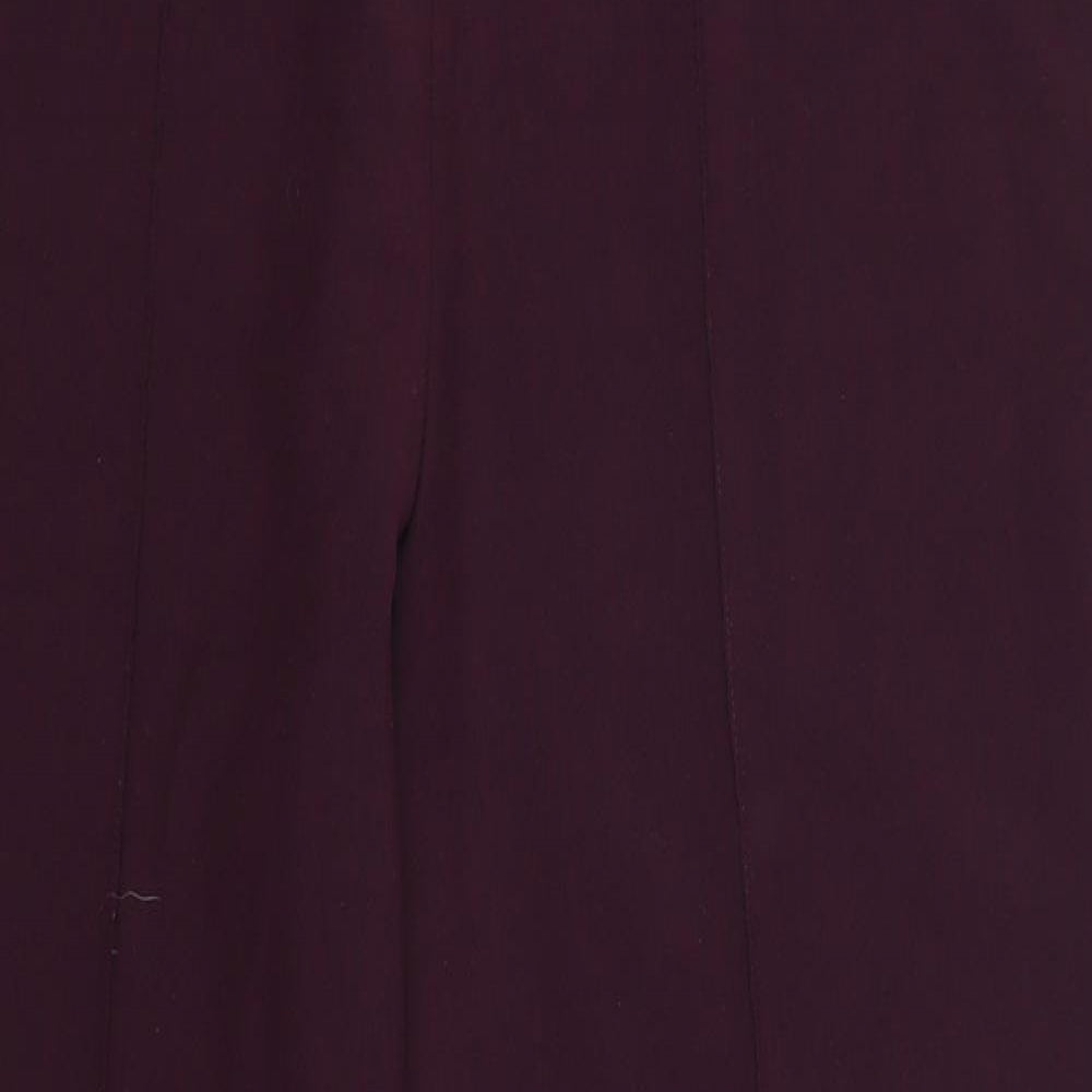 Comfort Plus Womens Purple   Trousers  Size 14 L28 in