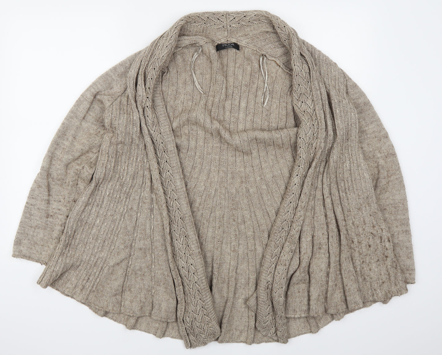 George Womens Beige   Cardigan Jumper Size 16