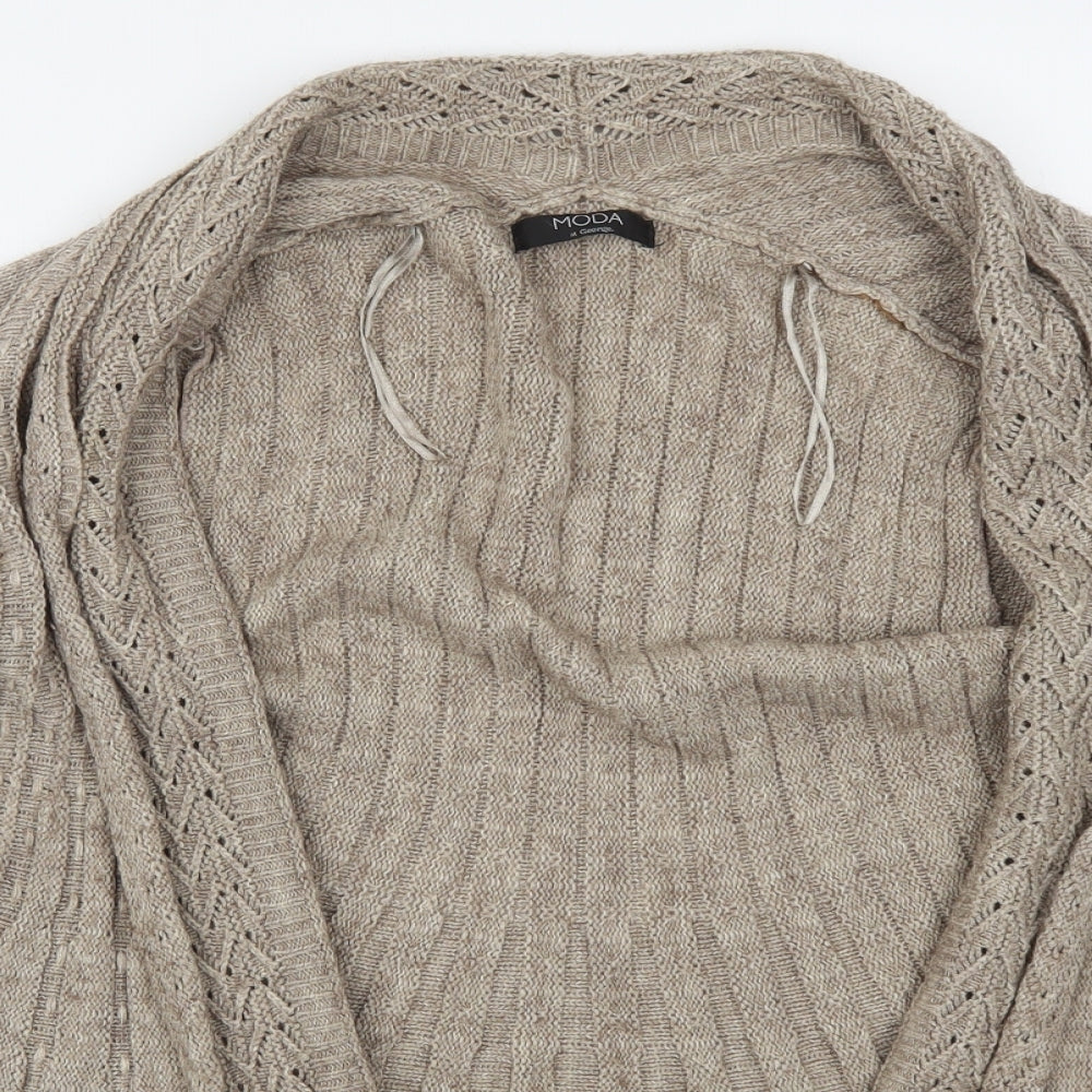 George Womens Beige   Cardigan Jumper Size 16