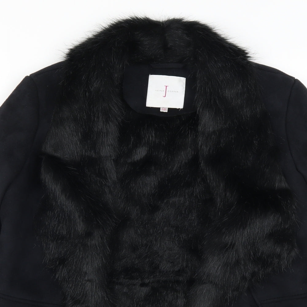 Jasper Conran Womens Black   Jacket Coat Size 10