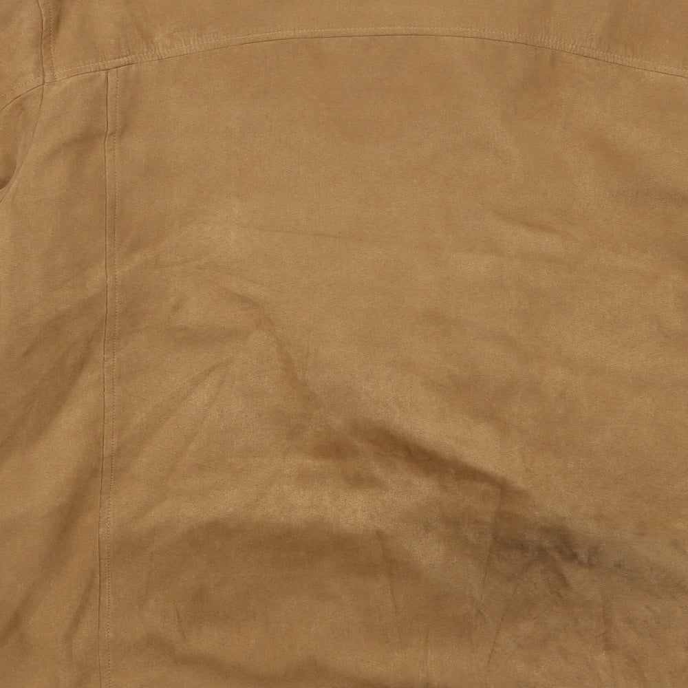 Brook Taverner Mens Beige   Overcoat Coat Size XL
