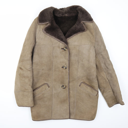 Victor W Stkes & Son Womens Brown   Overcoat Coat Size 8