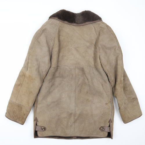 Victor W Stkes & Son Womens Brown   Overcoat Coat Size 8