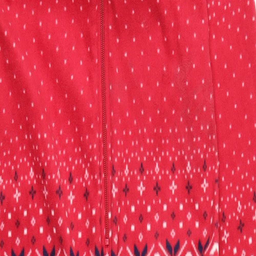 Debenhams Womens Pink Geometric  Top Bodysuit Size 10  - Pom Pom