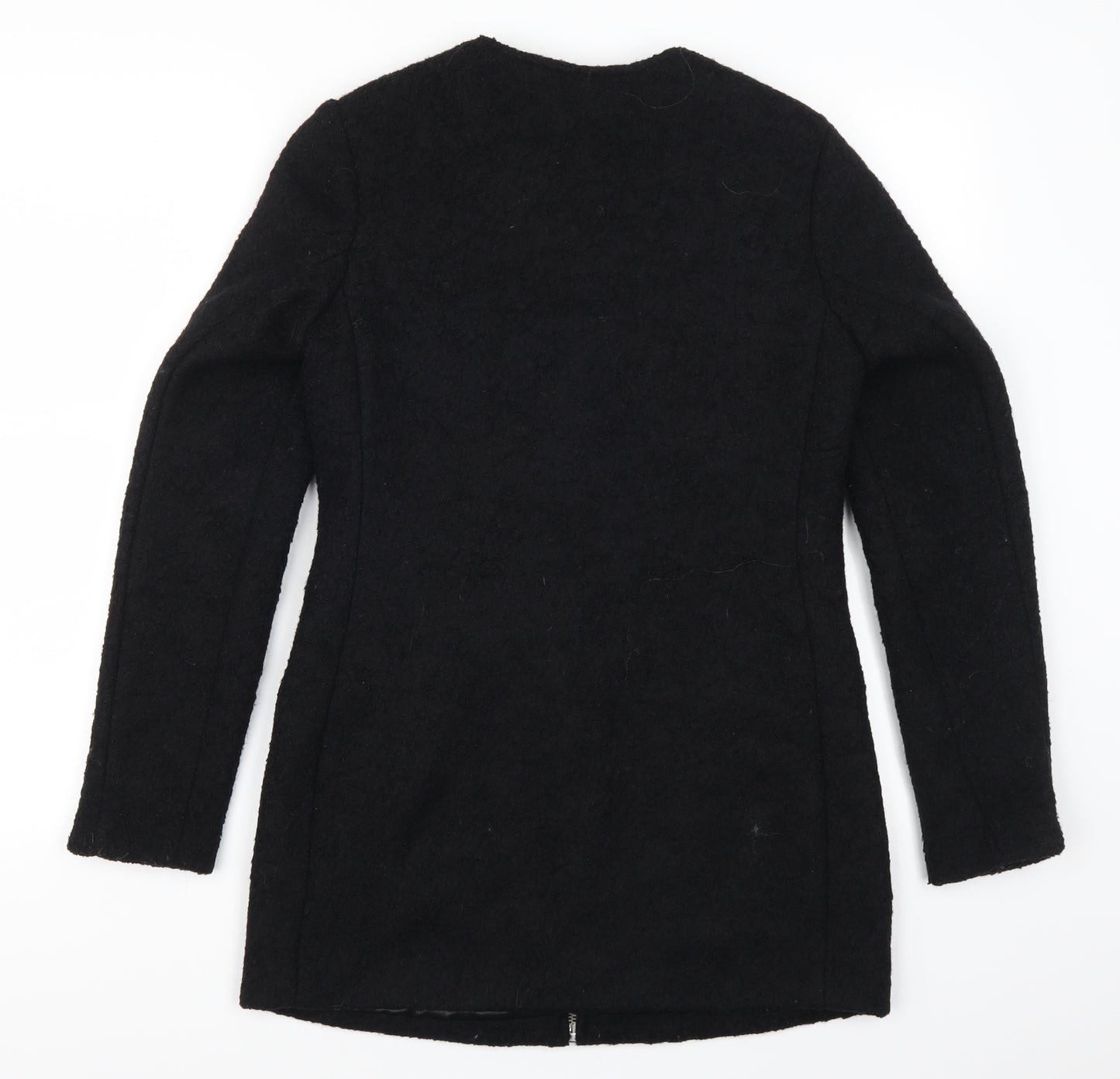 New Look Womens Black   Overcoat Coat Size 6