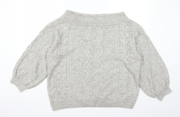 George Womens Grey   Pullover Jumper Size L